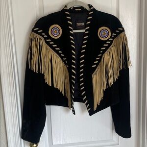 Suede Frontier Leather fringe Jacket
